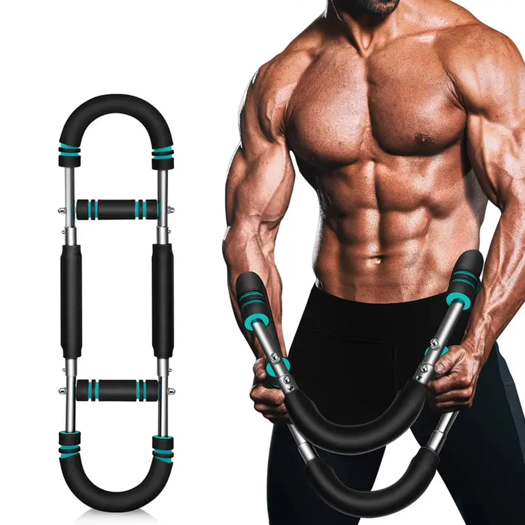 Adjustable Arm Trainer U Shaped Hand Gripper Strengths for Chest Muscle Workout Home Gym Equipment Resistance Levels